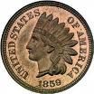 Indian Head Penny, 1859-