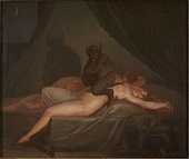 'Nightmare', by Nicolai Abraham Abildgaard (1743-1809), 1800
