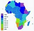 African Independence Map