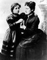 Helen Keller (1880-1968) and Anne Sullivan (1866-1936)