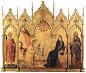 'The Annunciation and the Two Saints' by Simone Martini (1284-1344), 1317