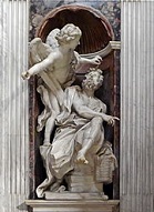 'Habakkuk and the Angel' by Gianlorenzo Bernini (1598-1680), 1656-61