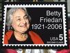 Betty Friedan Stamp, 2006