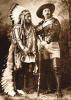 Buffalo Bill Cody (1846-1917) and Sitting Bull (1831-90)