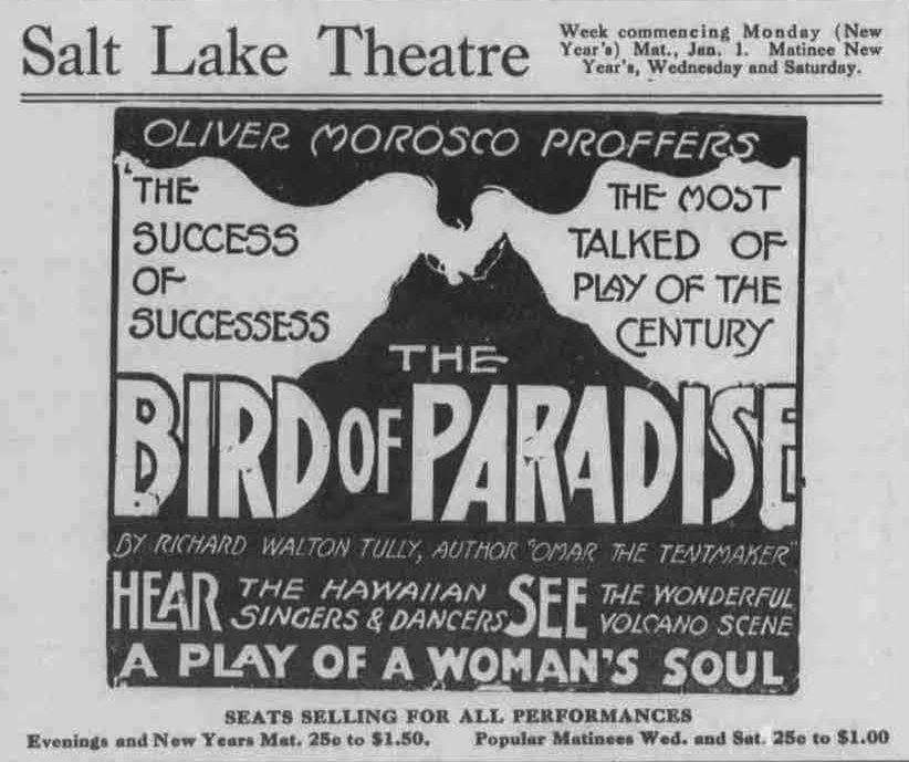'Bird of Paradise', 1912