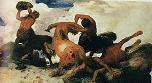 'Centaurs Fighting' by Arnold Bcklin, 1872