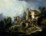 'The Mill at Charenton' by Francois Boucher (1703-70), 1758