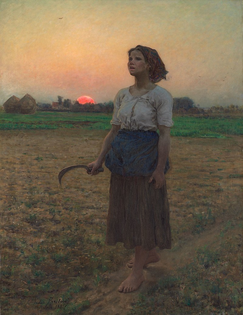 ''The Song of the Lark' by Jules Breton (1827-1906), 1884
