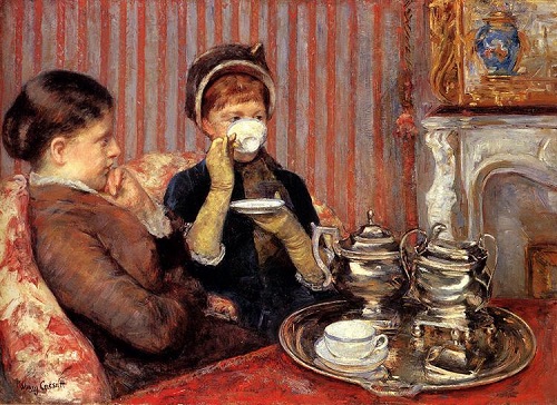'The Tea' by Mary Cassatt (1844-1926), 1880