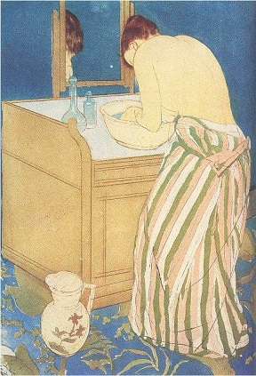 'Woman Bathing' by Mary Cassatt (1844-1926), 1890-1