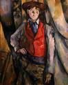 'Boy in a Red Waistcoat' by Paul Cezanne (1839-1906), 1888-90