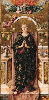 'The Immaculate Conception' by Carlo Crivelli (1430-95), 1492