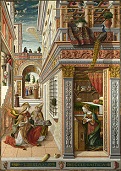 'The Annunciation, with St. Emidius' by Carlo Crivelli (1430-95), 1486