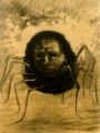 'The Crying Spider' by Odilon Redon (1840-1916), 1881