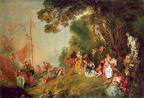 'Pilgrimage to Cythera' by Jean-Antoine Watteau (1684-1721), 1721