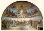 'Disputation of the Blessed Sacrament' by Raphael (1483-1520), 1510-11