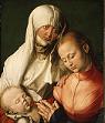 'Virgin Mary and Christ Child with St. Anne' by Albrecht Durer (1471-1528), 1519