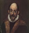 'Self-Portrait' by El Greco (1541-1614), 1595-1600