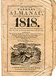 The Old Farmer's Almanac, 1818-