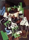 'Fruit Bowl, Pipe and Newspaper' by Juan Gris (1887-1927), 1917