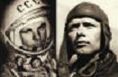 Yuri Alekseyevich Gagarin (1934-68) and Charles Lindbergh (1902-74)