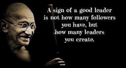 Gandhi's Good Leaders