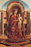 'Madonna and Child Enthroned', by Gentile Bellini (1427-1507), 1490