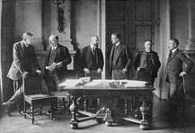 German Delegation at Paris Peace Conference, 1919