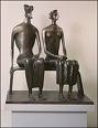 'King and Queen' by Henry Moore (1898-1986), 1953