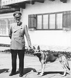 Adolf Hitler (1889-1945) and Blondi (1941-5)