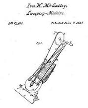 Ives W. McGaffey's Whirlwind Sweeping Machine, 1869