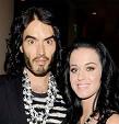Katy Perry (1984-) and Russell Brand (1975-)
