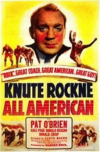 'Knute Rockne: All American', starring Ronald Reagan (1911-2004), 1940