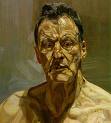 'Reflection' by Lucian Freud (1922-), 1985