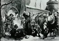 Martin Luther Burning the Papal Bull, Dec. 10, 1520