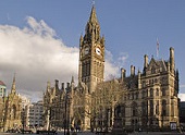 Manchester Town Hall, 1868-77
