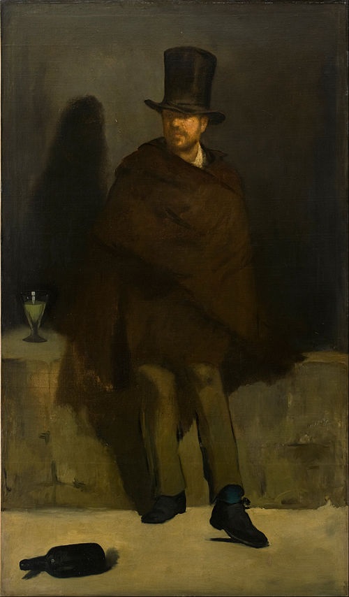 'The Absinthe Drinker' by Edouard Manet (1832-83), 1859