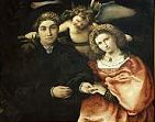 'Master Marsilio and His Wife' by Lorenzo Lotto (1480-1556), 1523