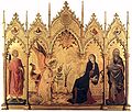'The Annunciation with St. Margaret and St. Asano'by Simone Martini (1284-1344), 1333