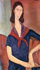 'Jeanne Hbuterne (au foulard)' by Amedeo Modigliani (1884-1920), 1919