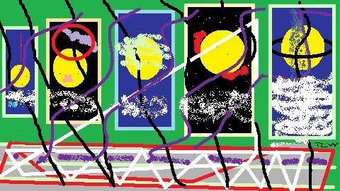 'My Pollock 5' by T.L. Winslow (TLW) (1953-), 2012