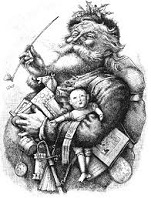 'Santa Claus', by Thomas Nast (1840-1902), 1863