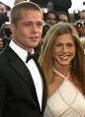 Brad Pitt (1963-) and Jennifer Aniston (1969-)