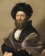 'Portrait of Baldassare Castiglione' by Raphael (1483-1520), 1514-5