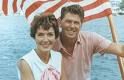 Ronald Reagan (1911-2004) and Nancy Reagan (1921-)