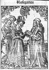 'The Rose Garden' by Eucharius Rösslin (1470-1526), 1513