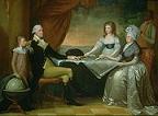 'George Washington and His Family' by Edward Savage (1761-1817), 1796