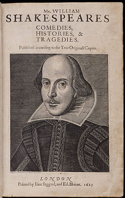Shakespeare's First Folio, 1623