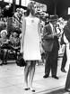 Jean Shrimpton (1942-) in Miniskirt, Oct. 30, 1965