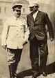 Joseph Stalin (1878-1953) of the Soviet Union and Georgi Mikhailovich Dimitrov of Bulgaria (1882-1947)